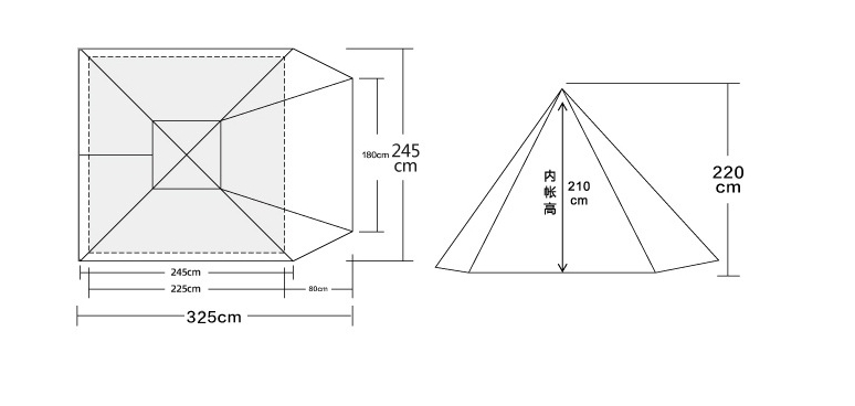 Camping tent TSL338