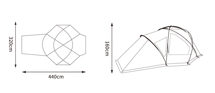 Camping tent TSL383